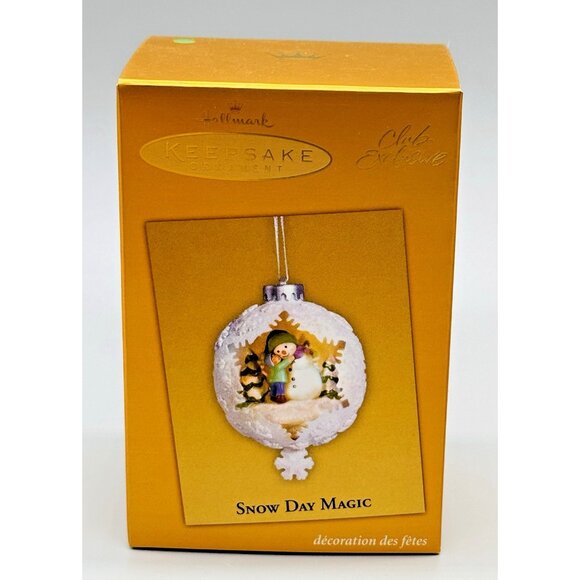 Hallmark Keepsake Club Exclusive Snow Day Magic Plotting the Course Lot of 2 - Picture 2 of 13